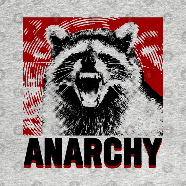 Anarchy Raccoon Red by giovanniiiii